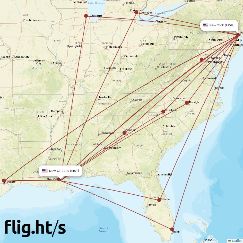 MSY-EWR