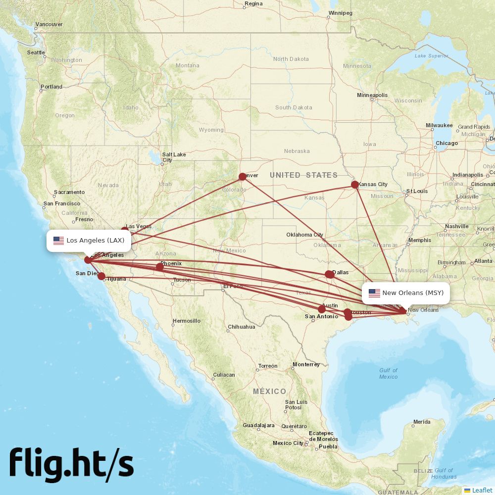 MSY-LAX