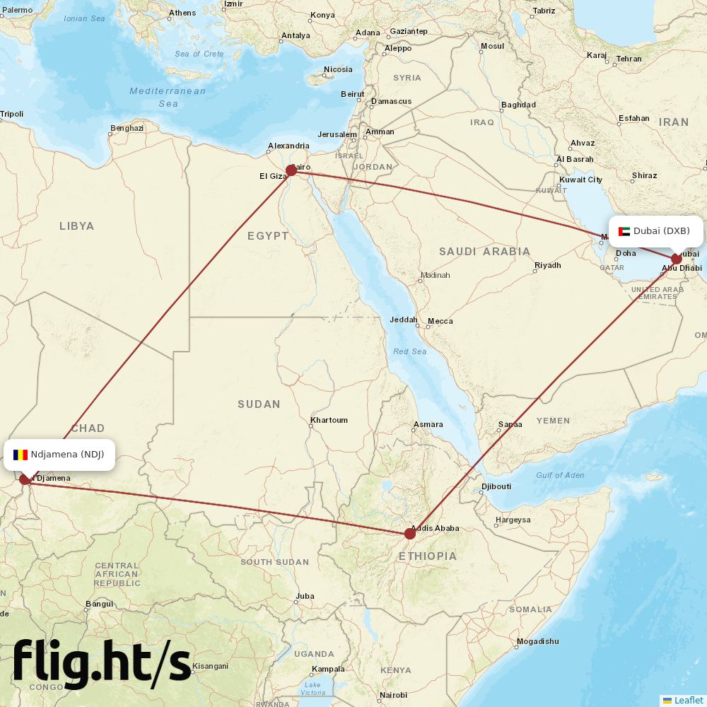 NDJ-DXB