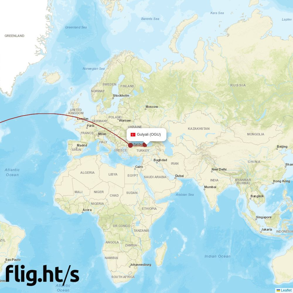 OGU-JFK