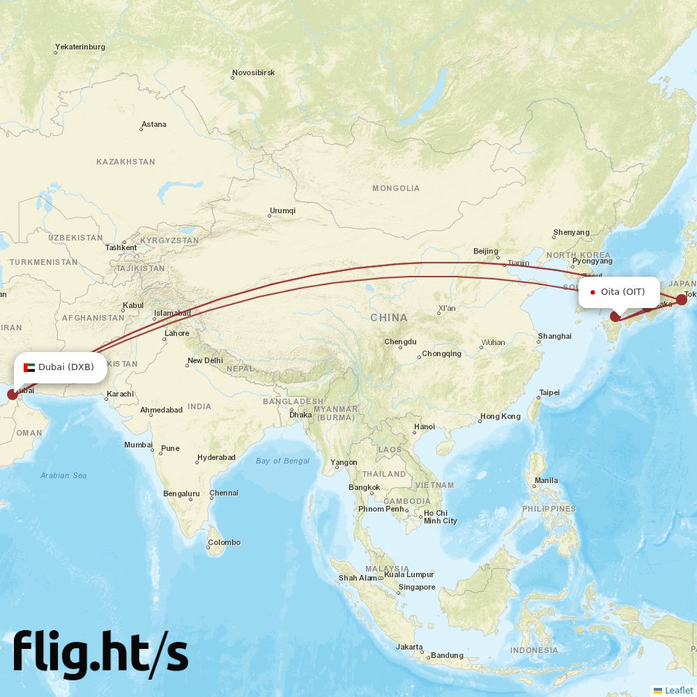 OIT-DXB