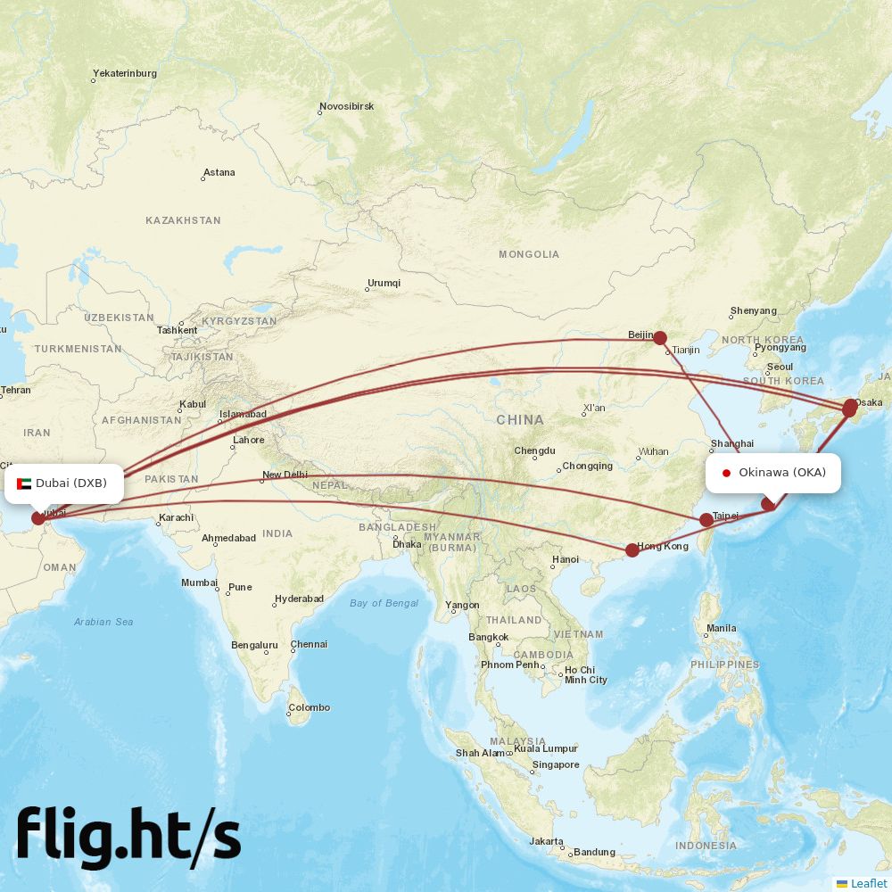 OKA-DXB