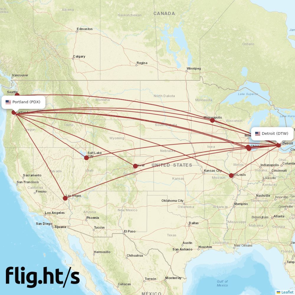 PDX-DTW