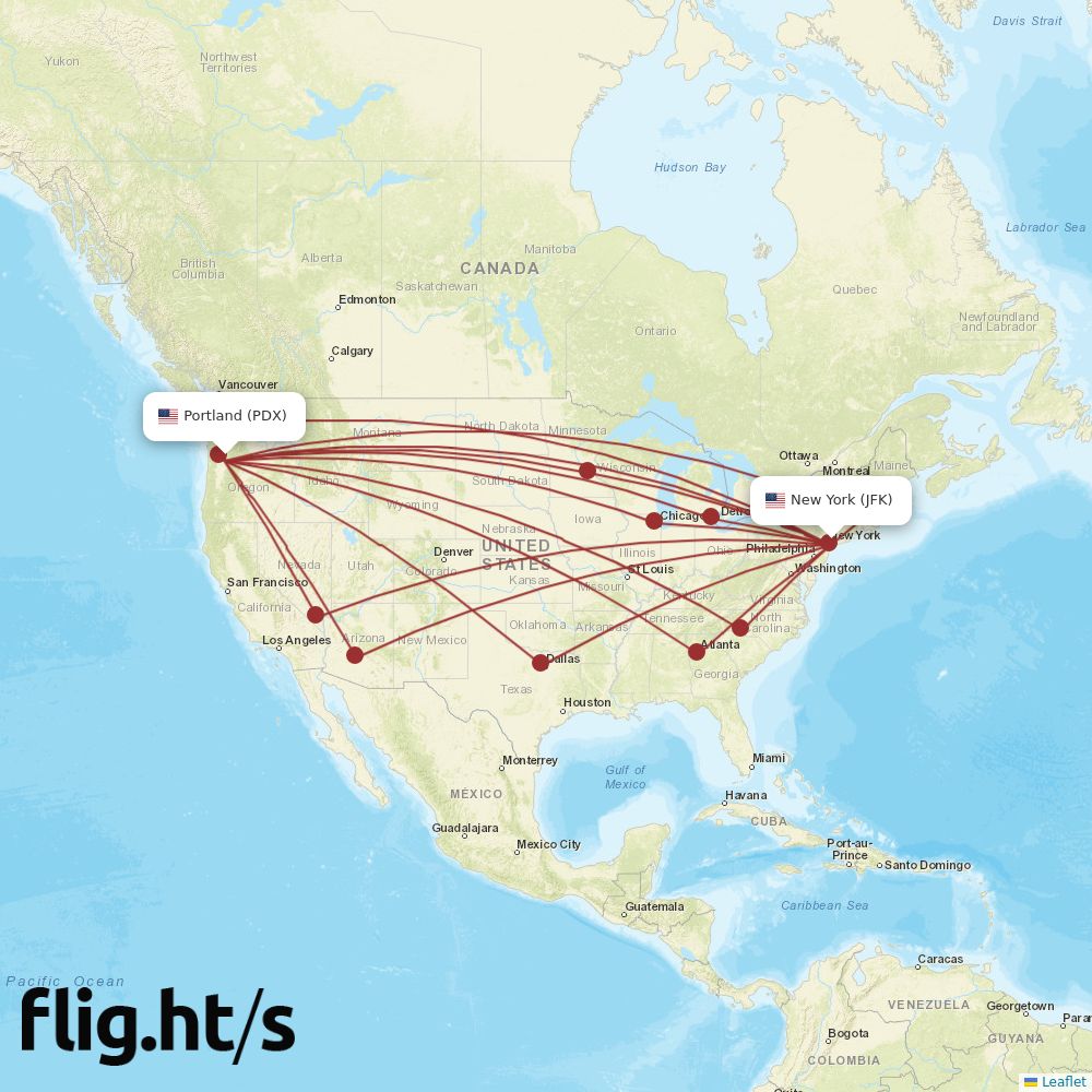 PDX-JFK