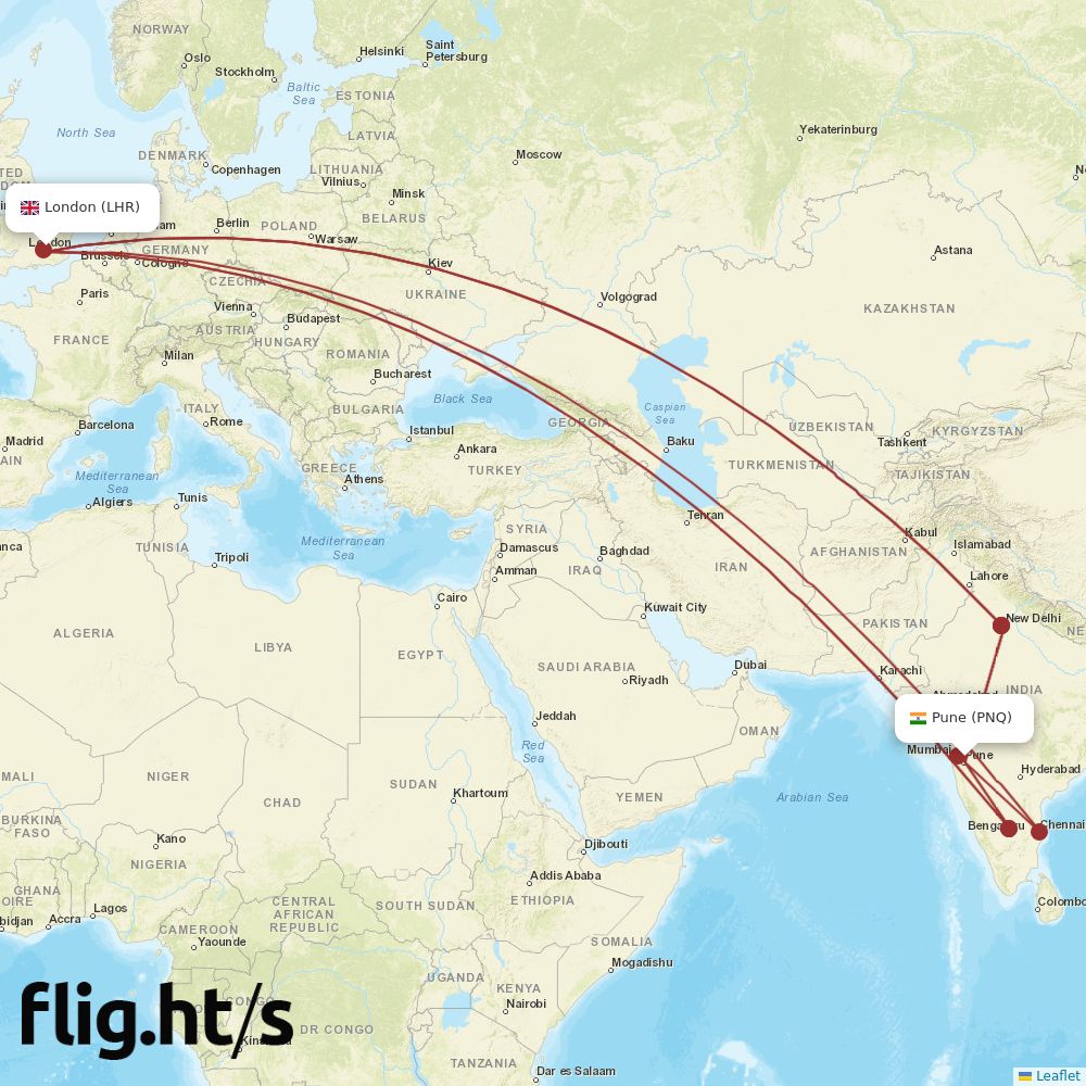 PNQ-LHR