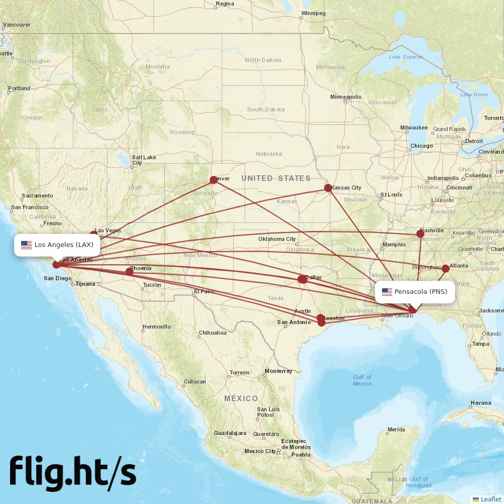 PNS-LAX