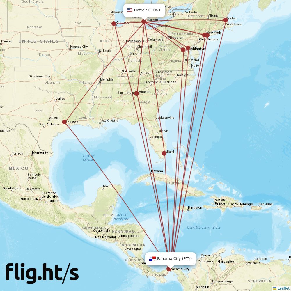 PTY-DTW