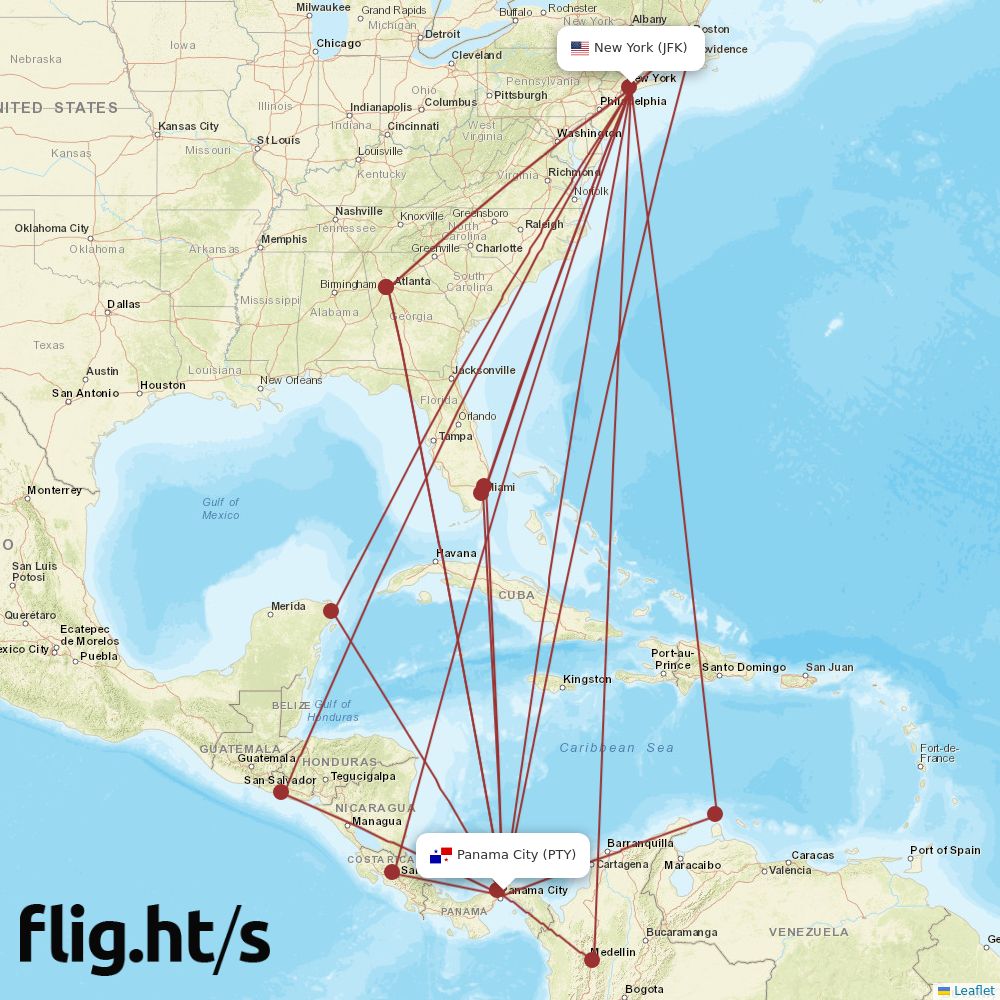 PTY-JFK