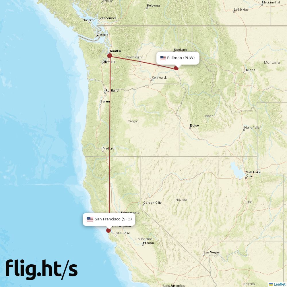 PUW-SFO