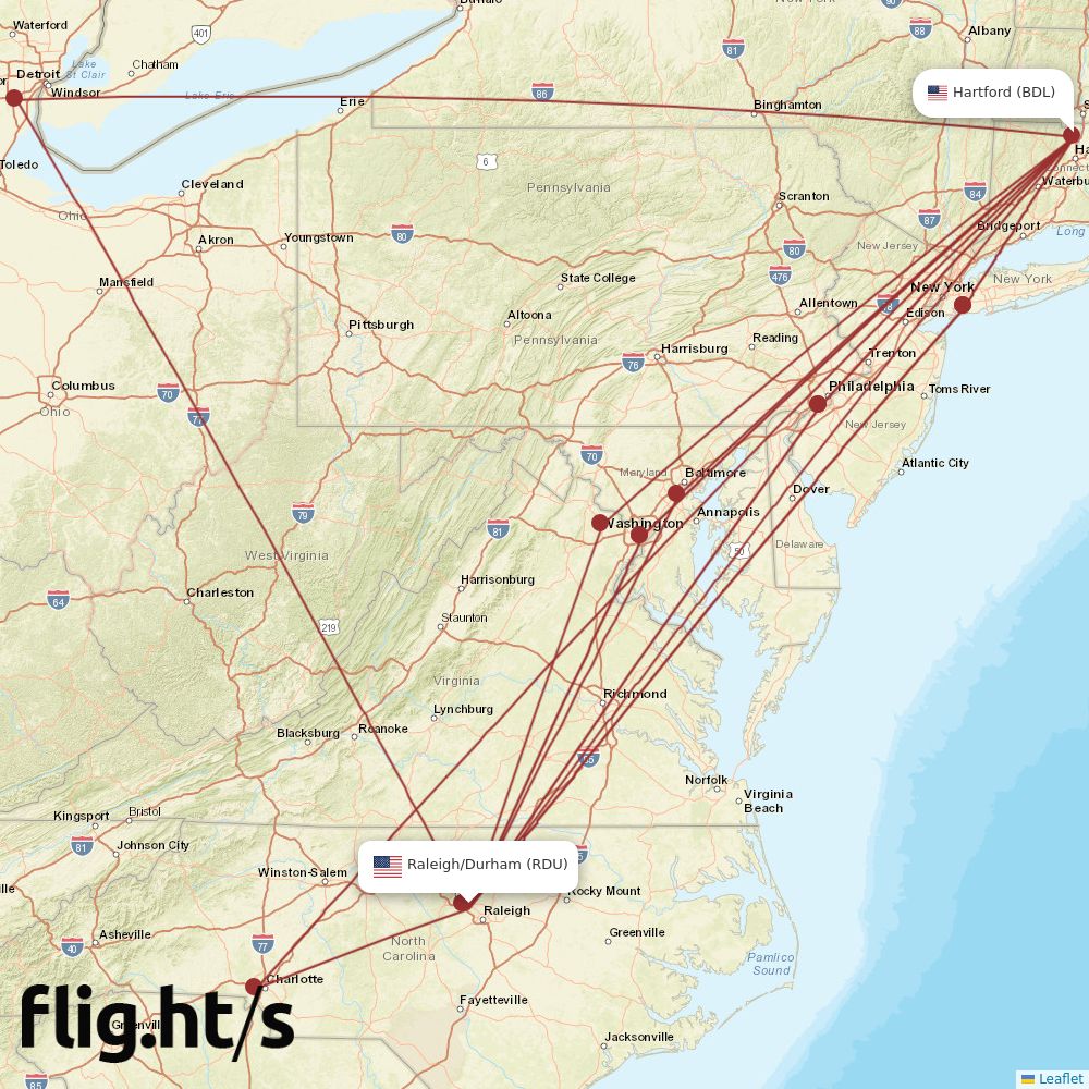 RDU-BDL