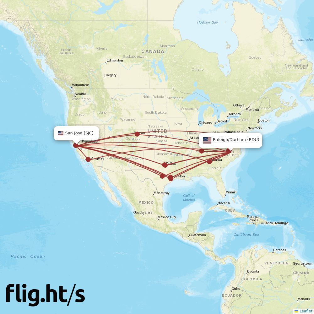 RDU-SJC