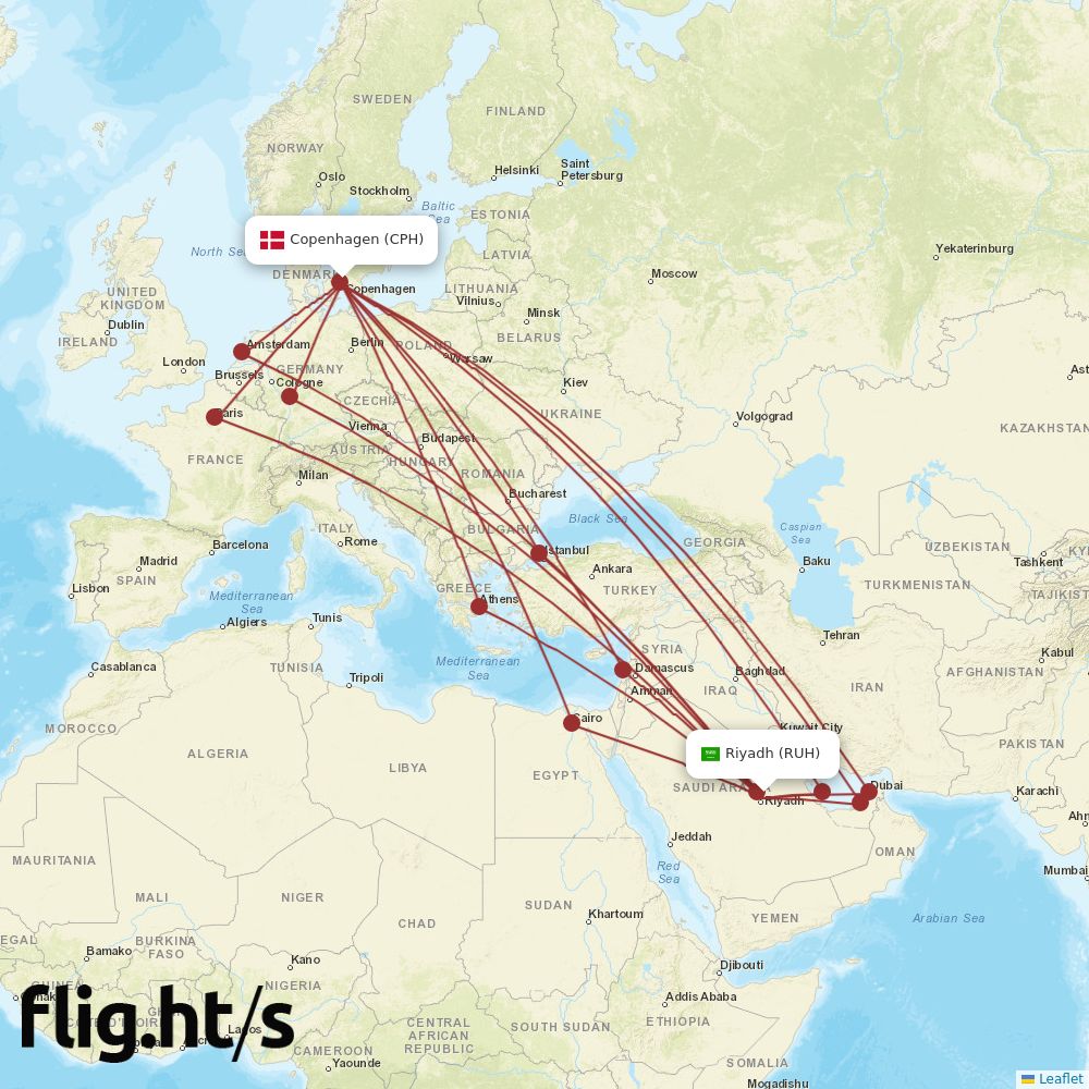RUH-CPH