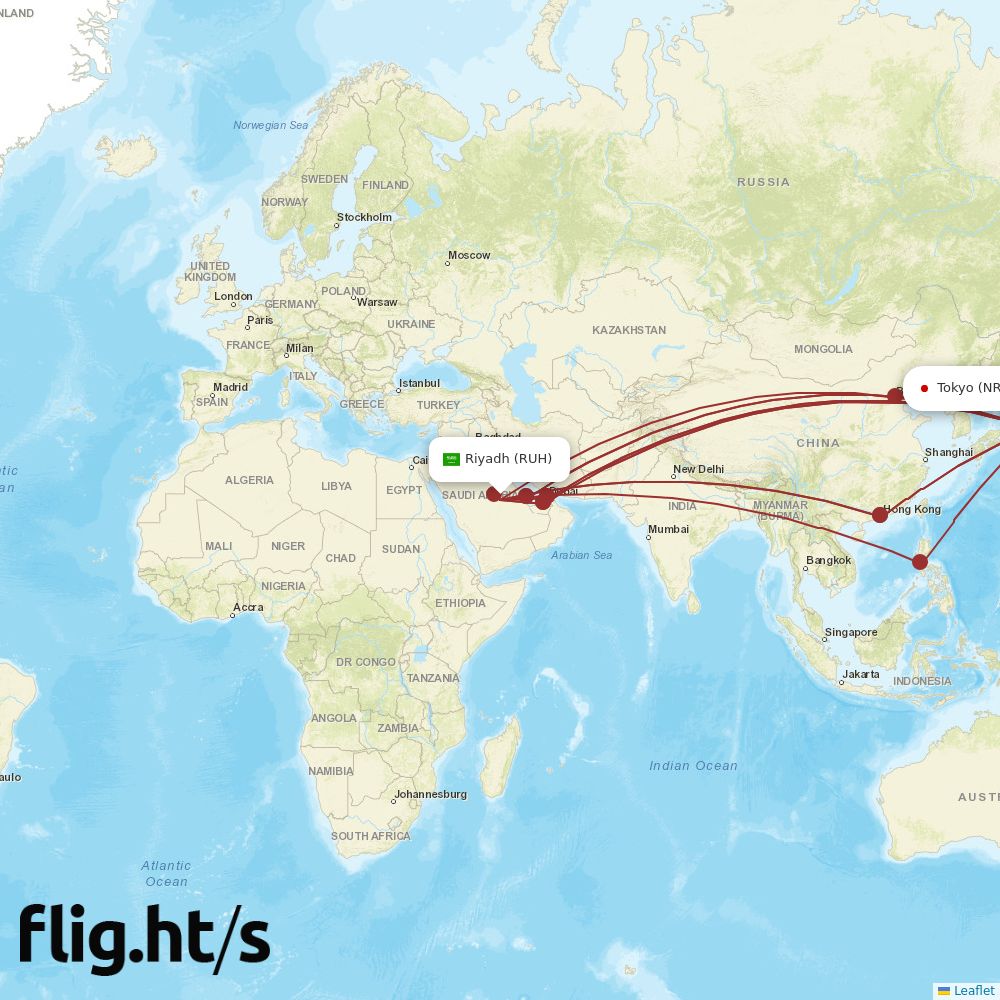 RUH-NRT
