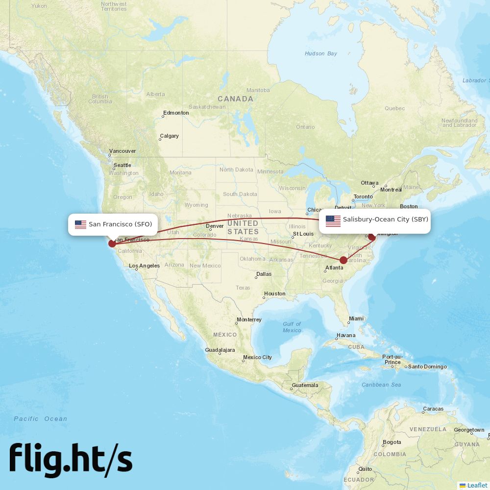 SBY-SFO