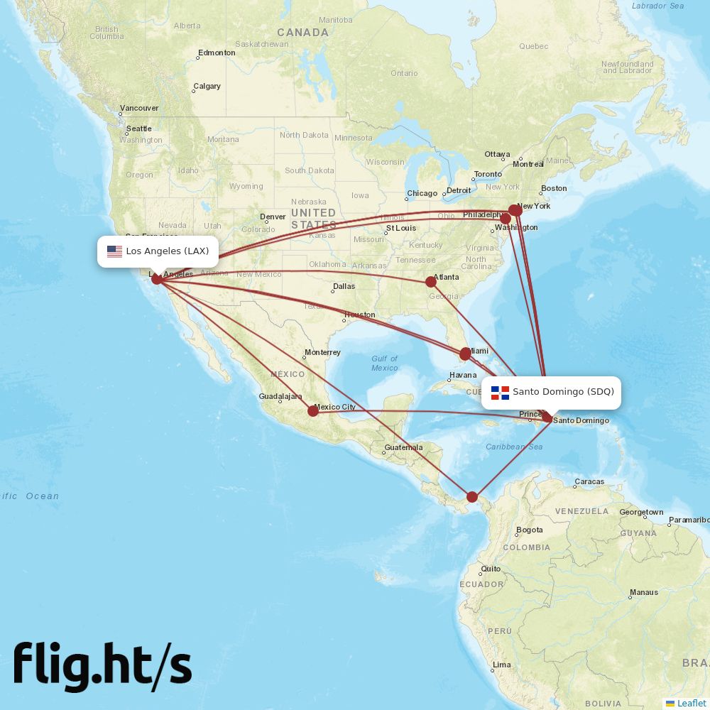 SDQ-LAX