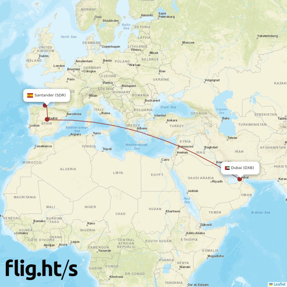 SDR-DXB