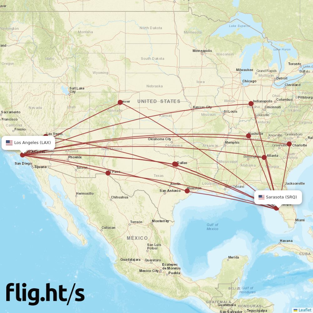 SRQ-LAX