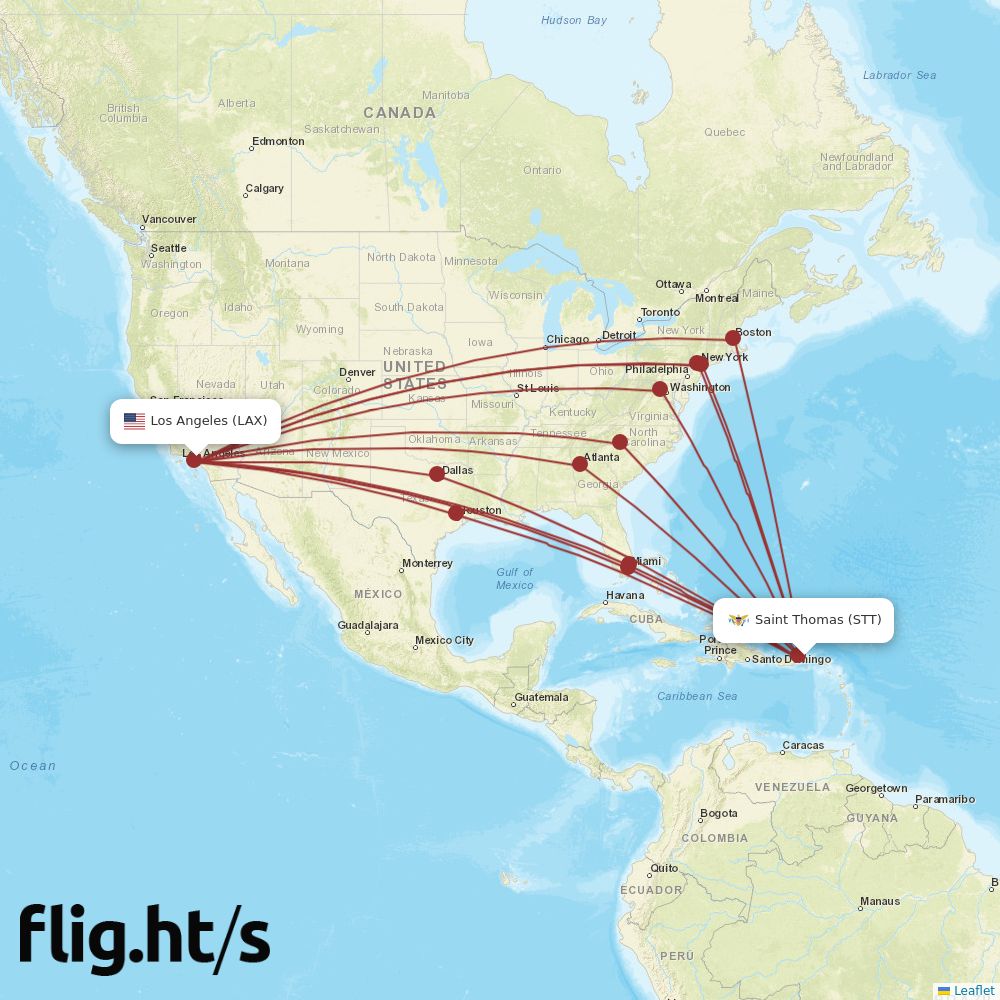 STT-LAX