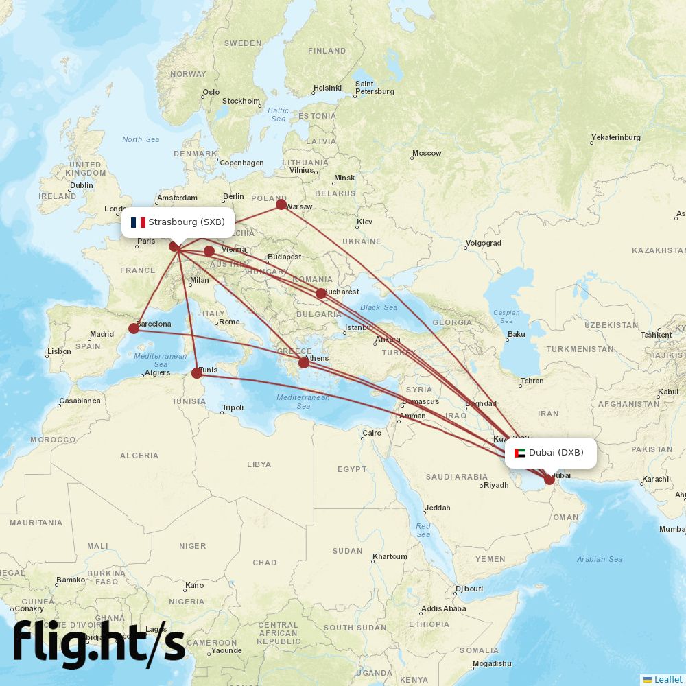 SXB-DXB