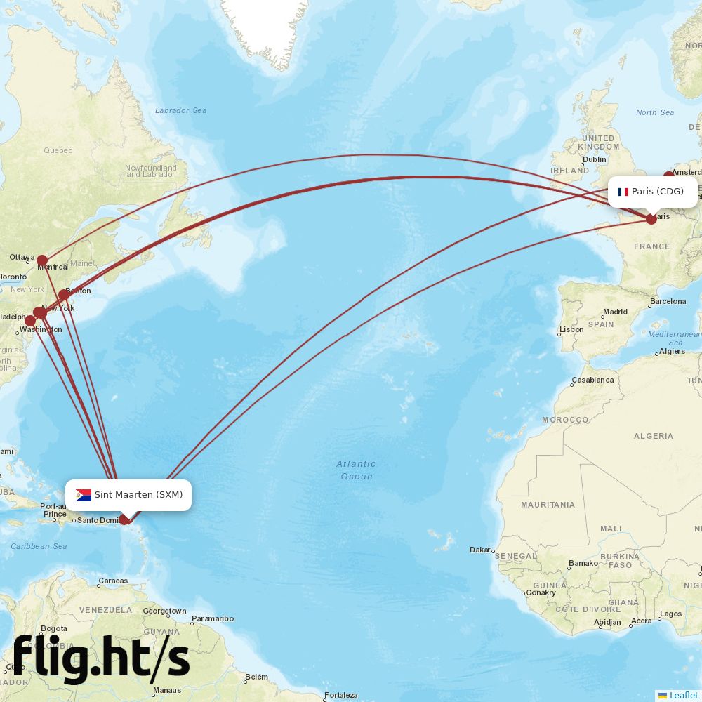 SXM-CDG