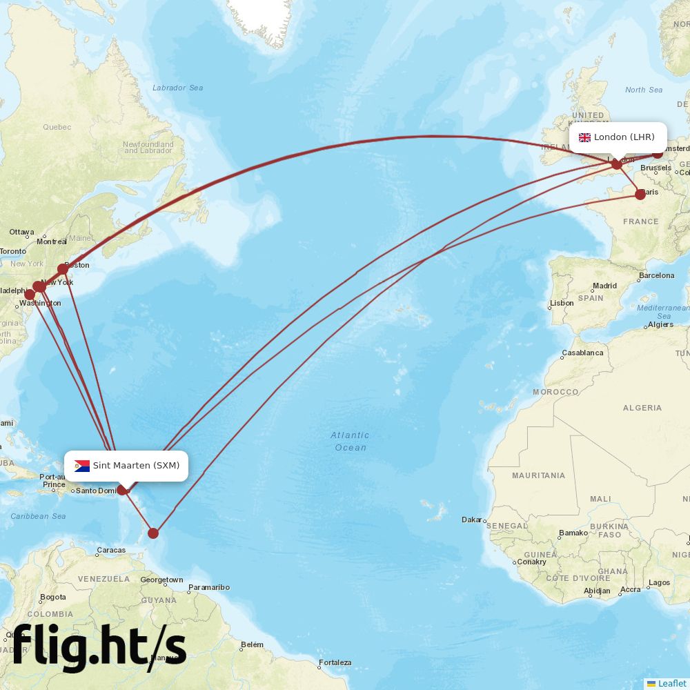SXM-LHR