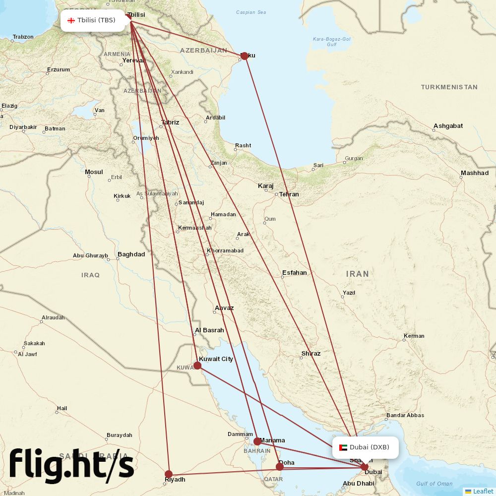 TBS-DXB