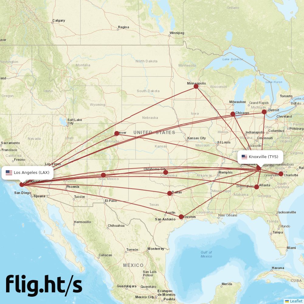 TYS-LAX