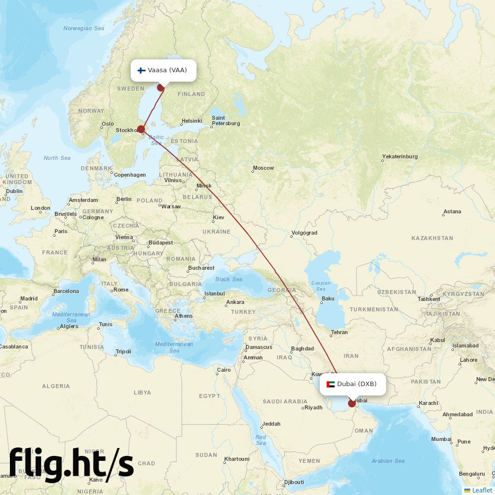 VAA-DXB