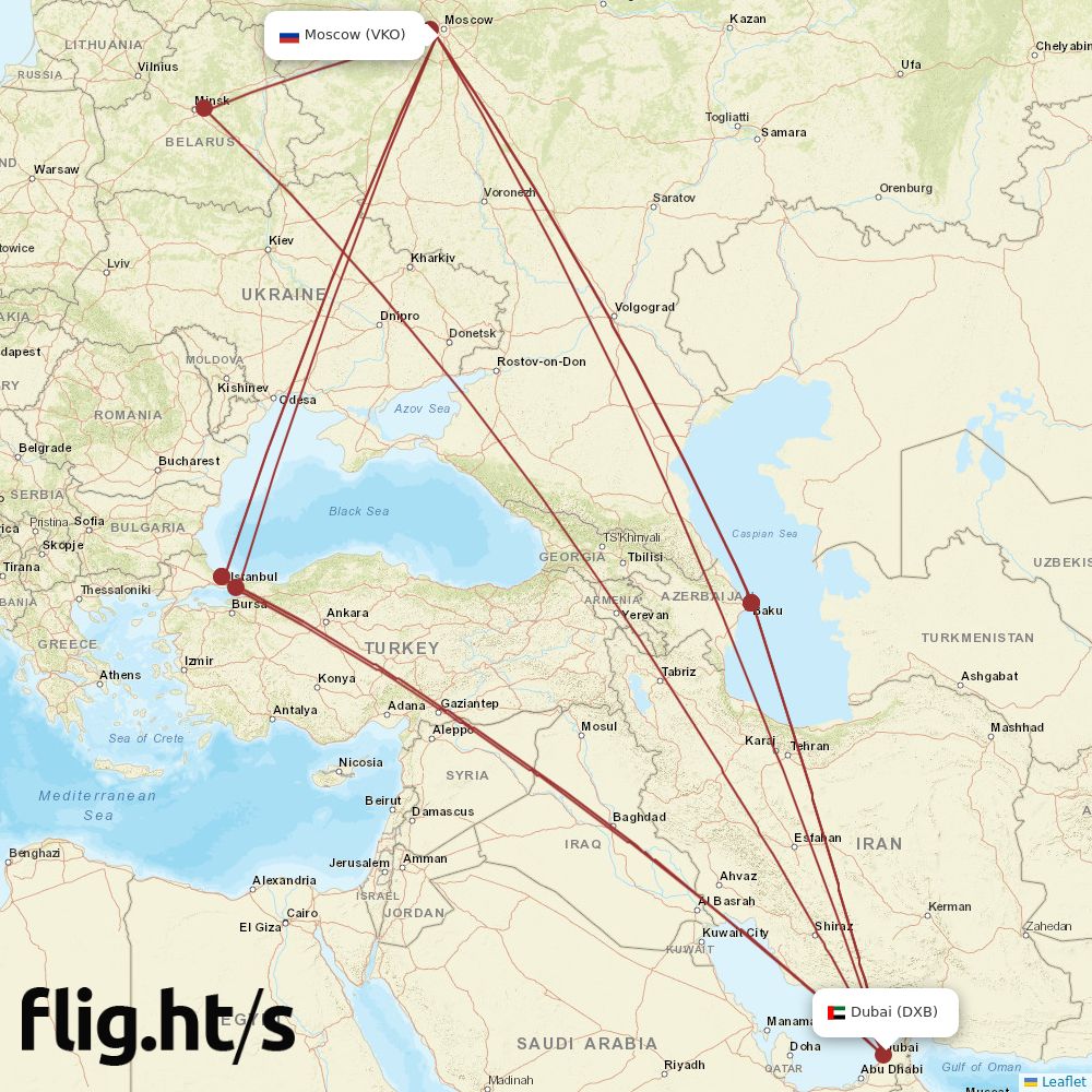 VKO-DXB
