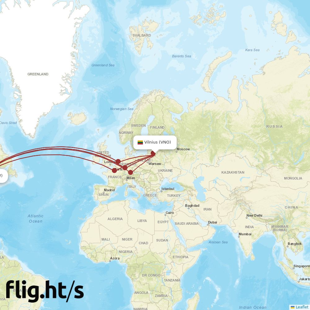 VNO-DTW