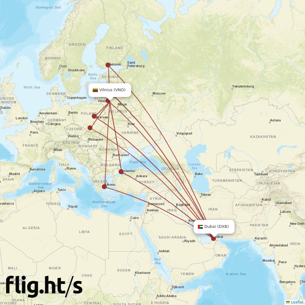 VNO-DXB