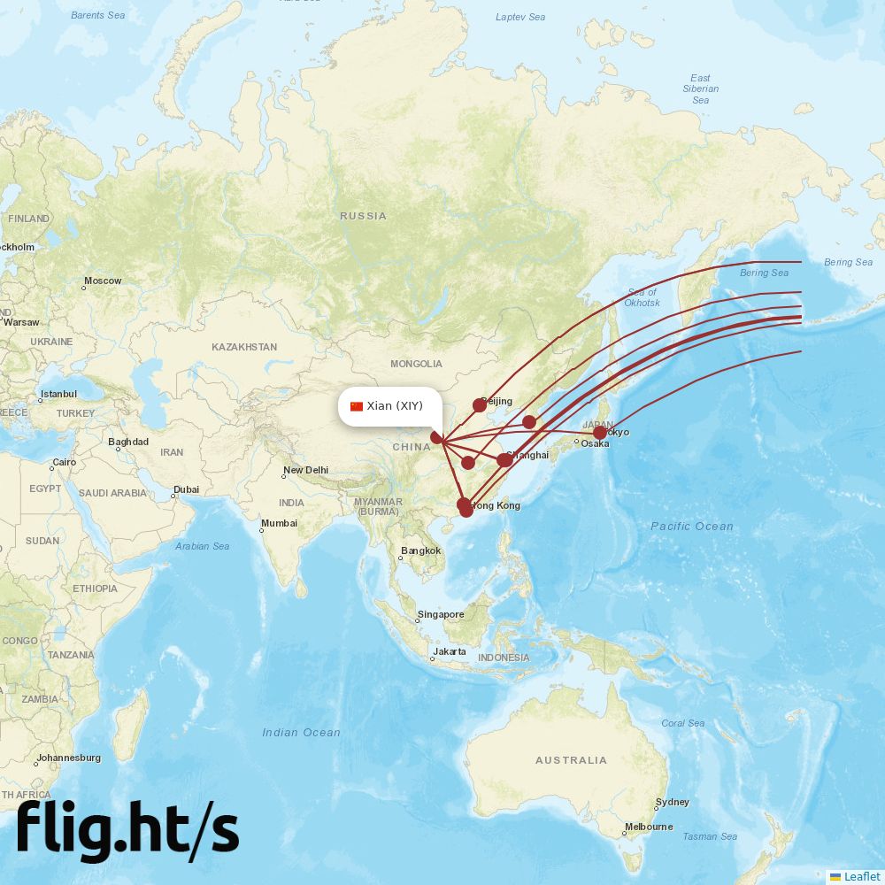 XIY-SFO