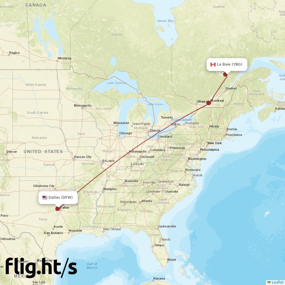YBG-DFW