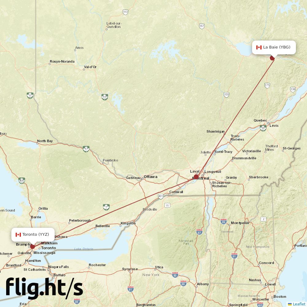 YBG-YYZ