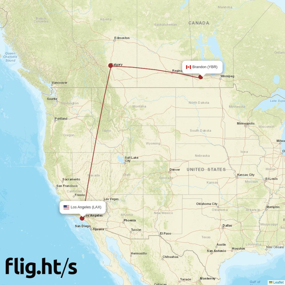 YBR-LAX