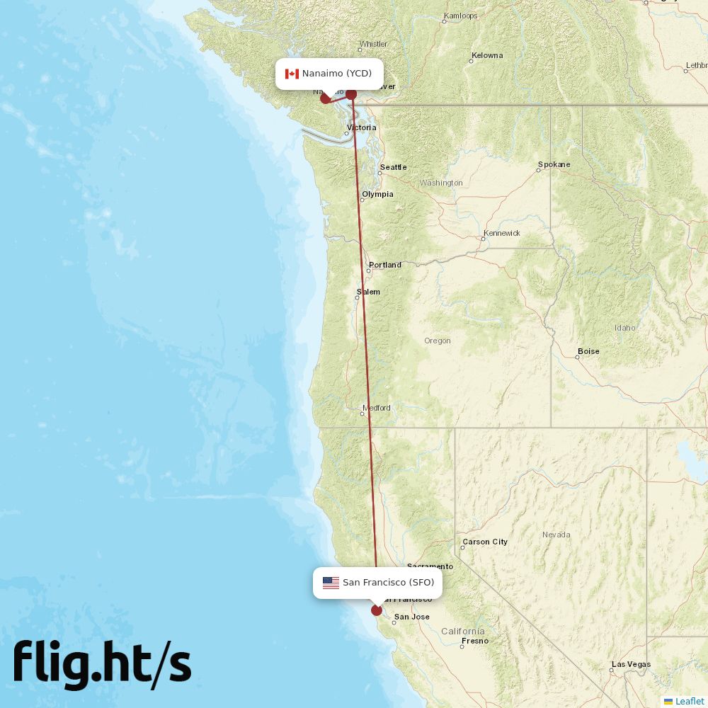 YCD-SFO