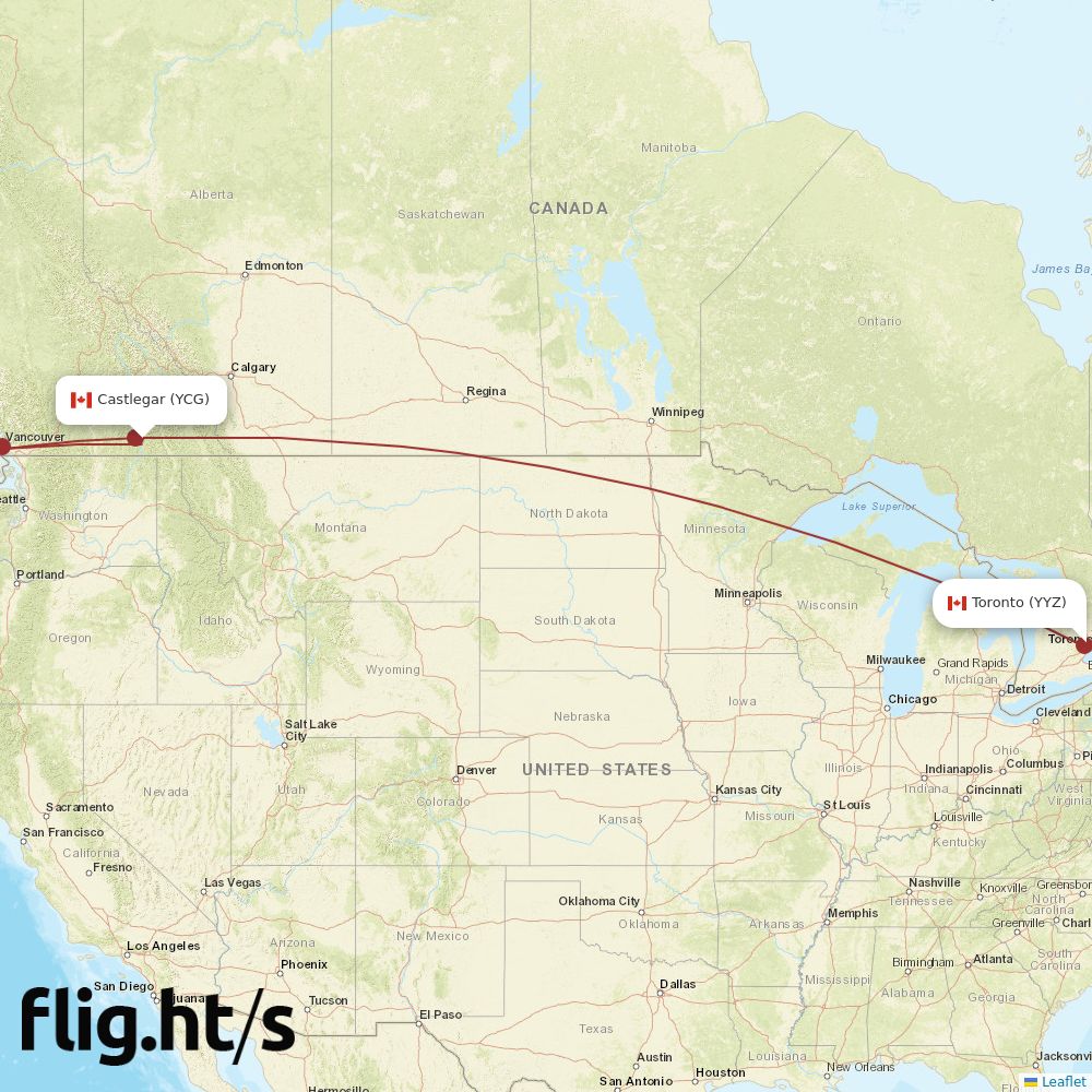 YCG-YYZ