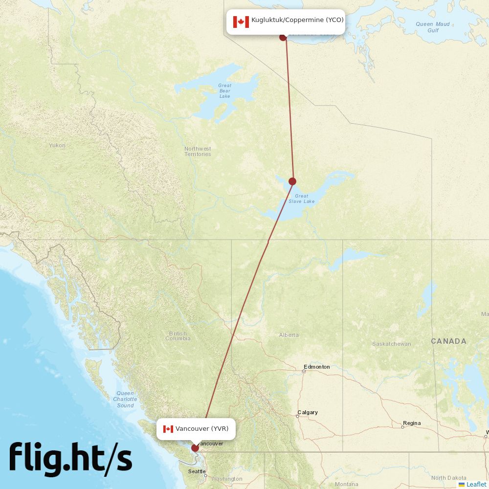 YCO-YVR