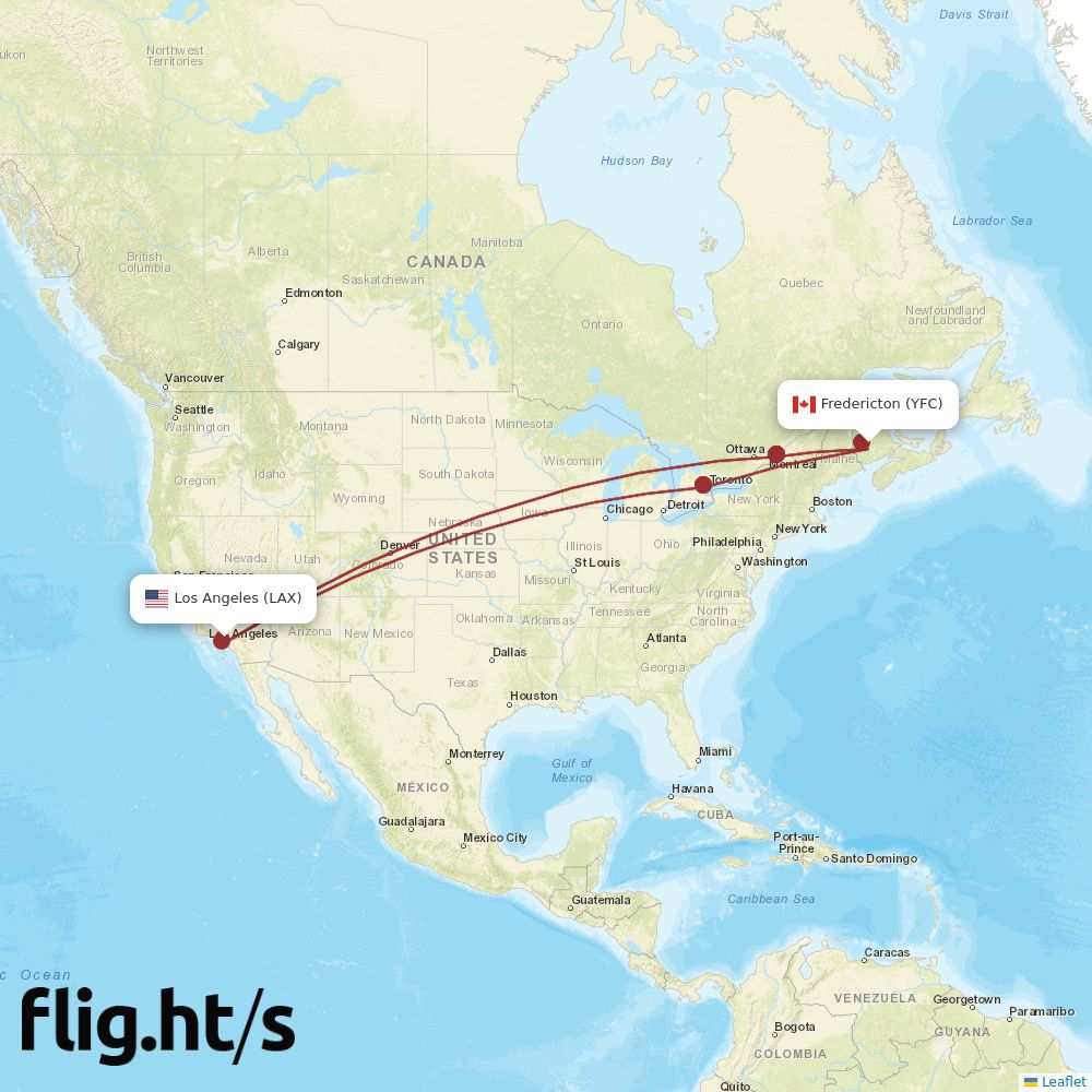 YFC-LAX