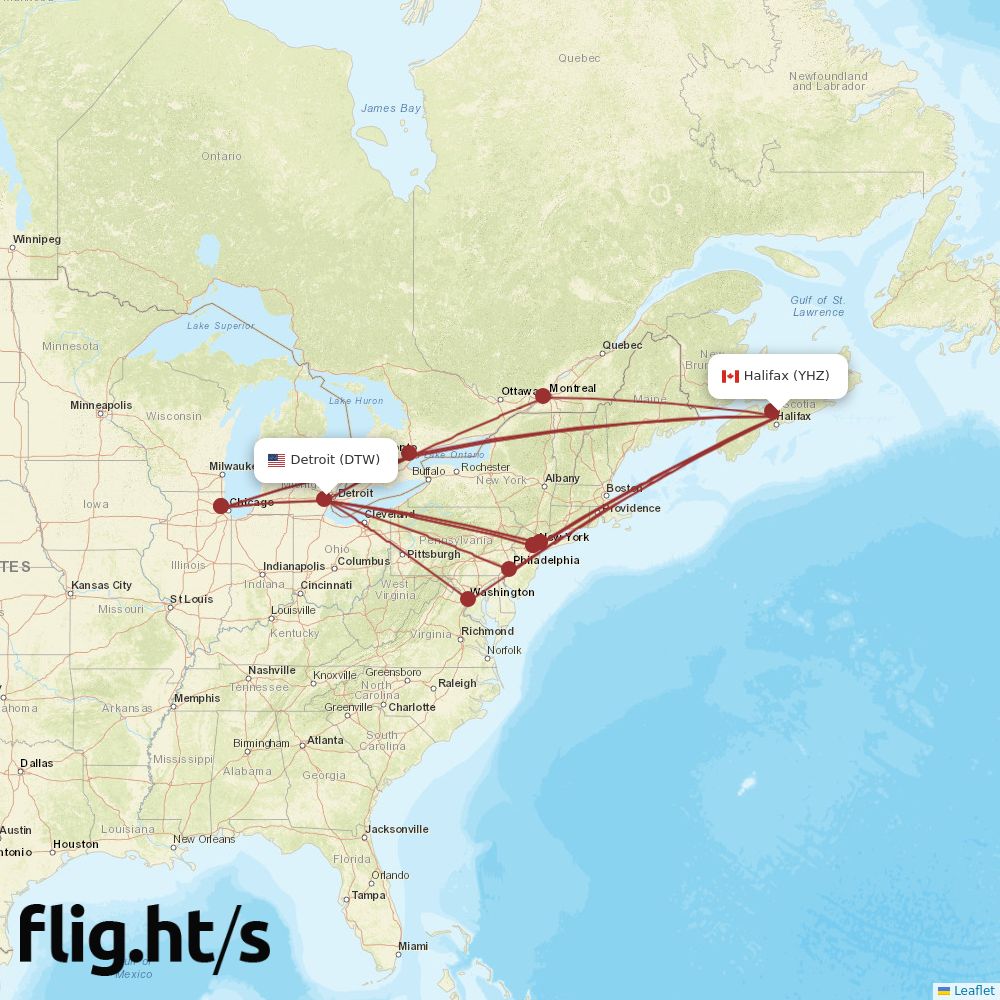 YHZ-DTW