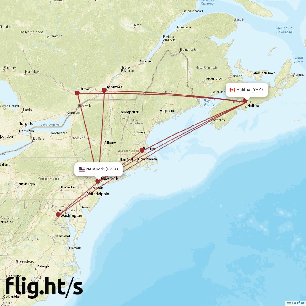 YHZ-EWR