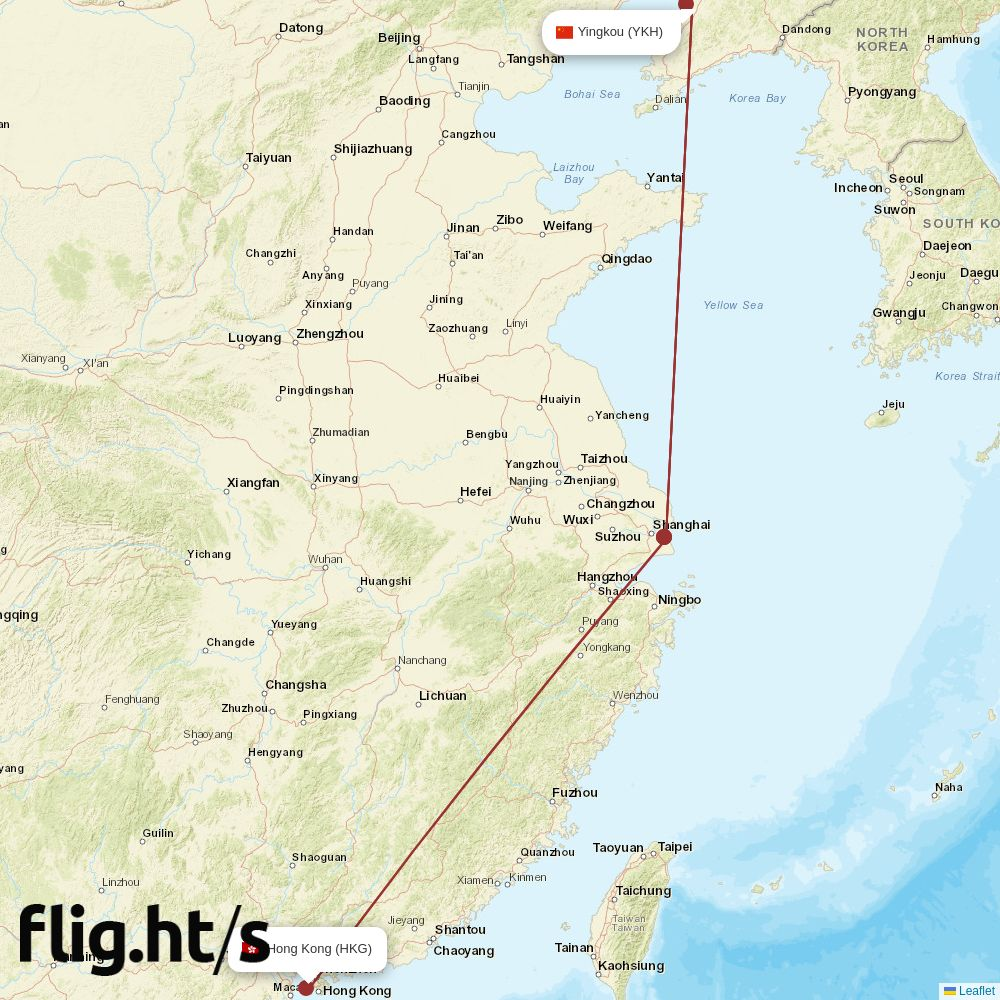 YKH-HKG