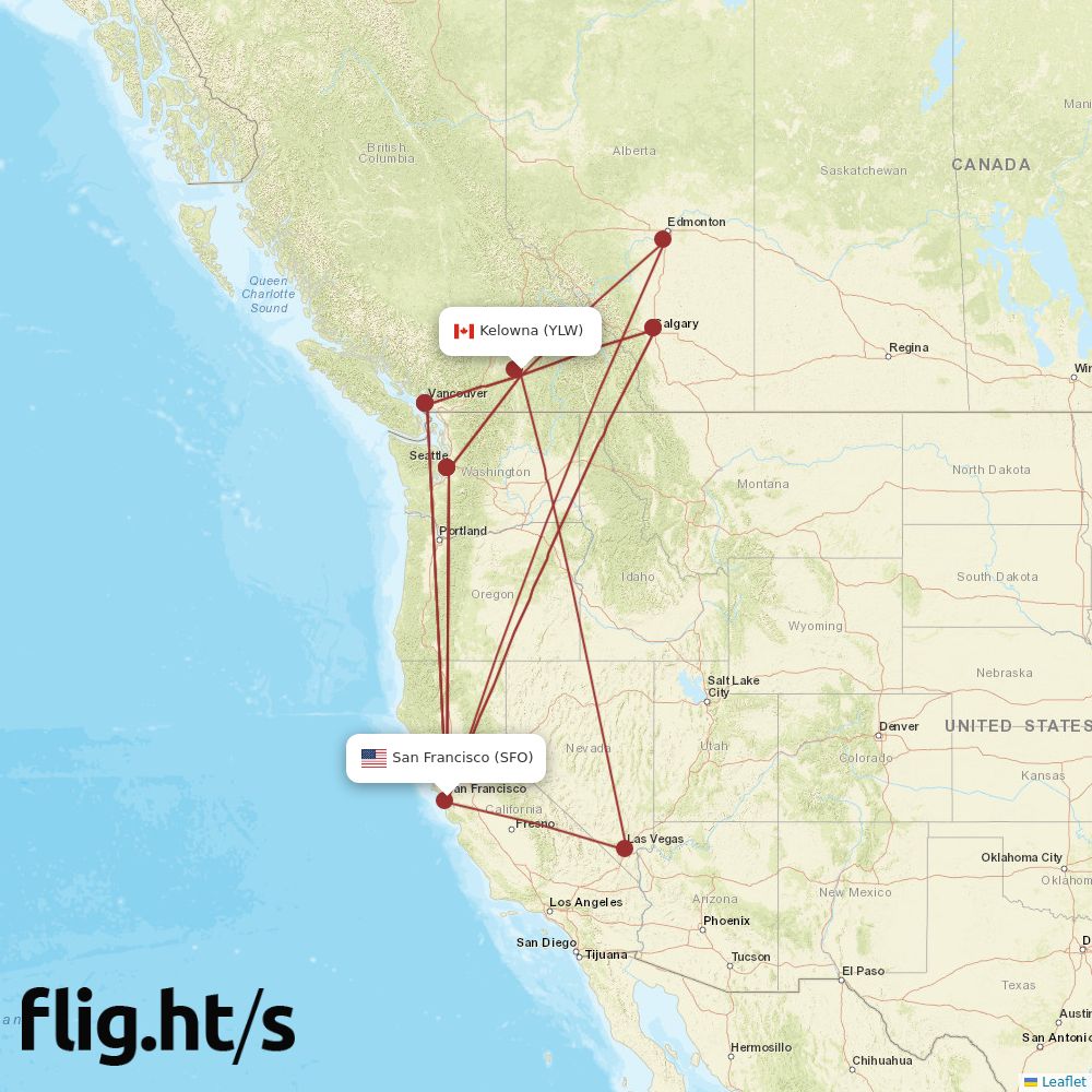YLW-SFO