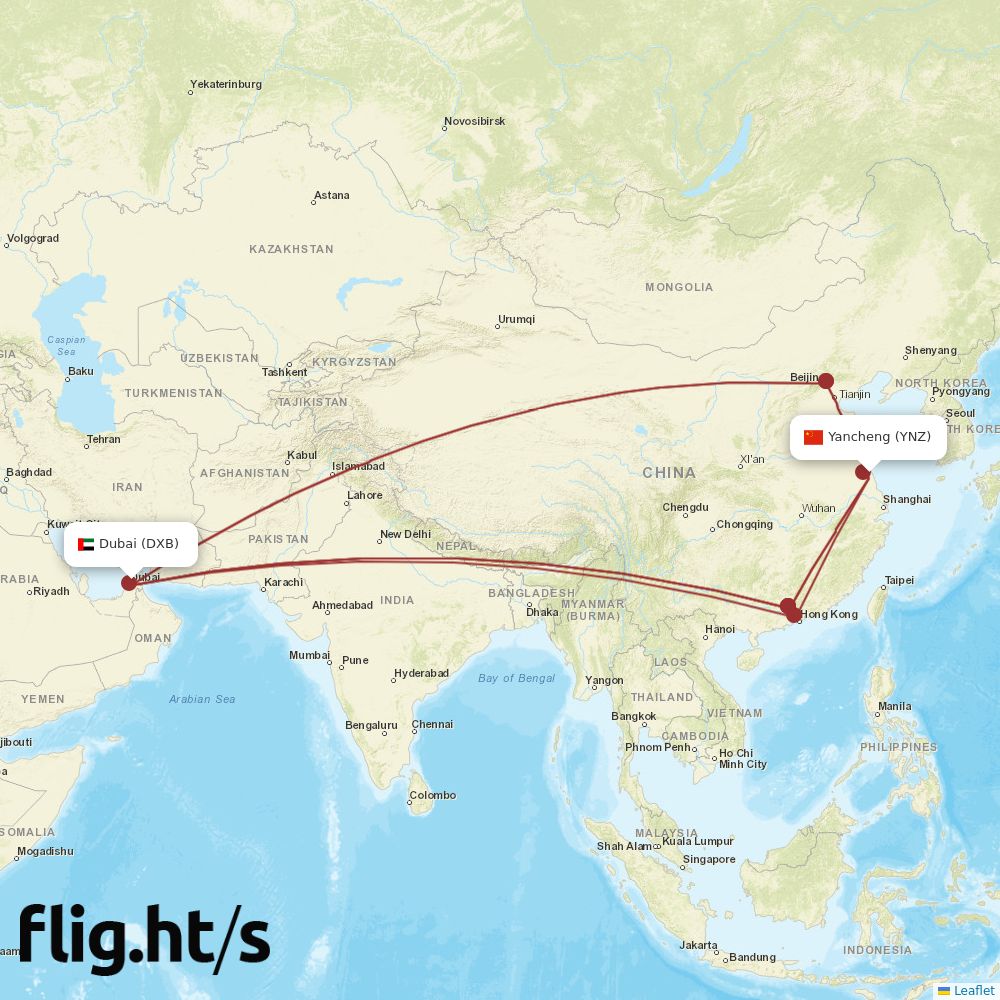 YNZ-DXB