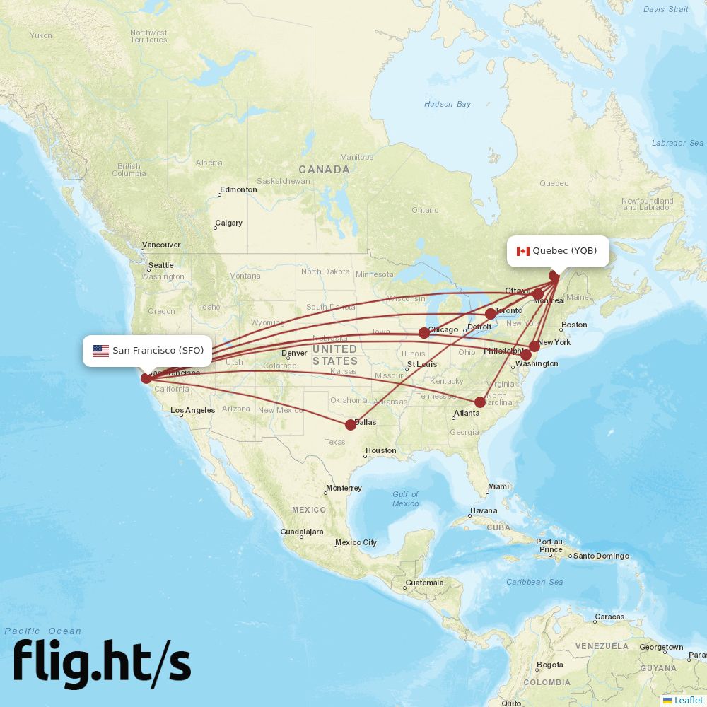 YQB-SFO
