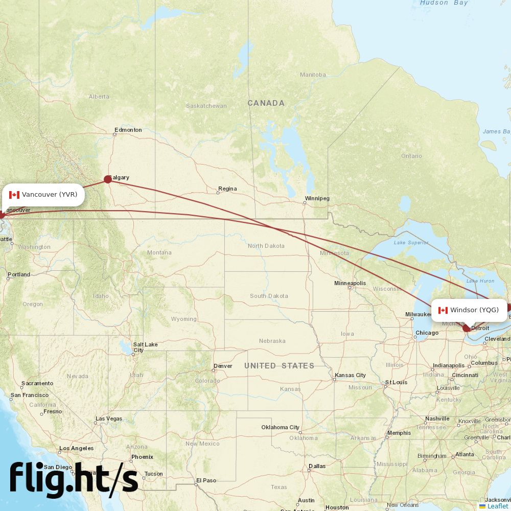 YQG-YVR