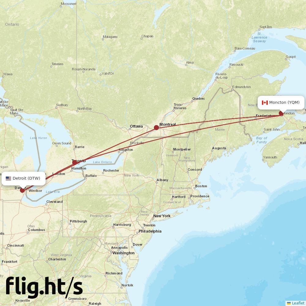 YQM-DTW