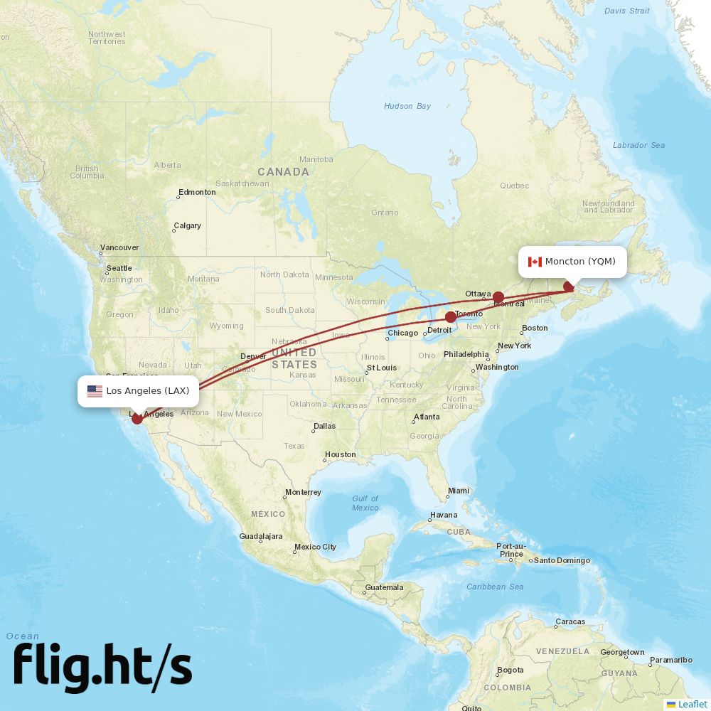 YQM-LAX