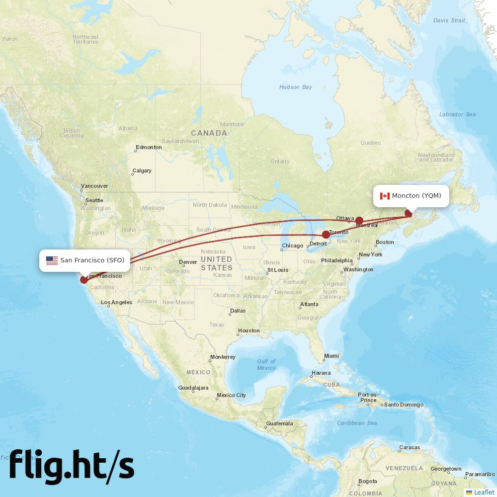YQM-SFO