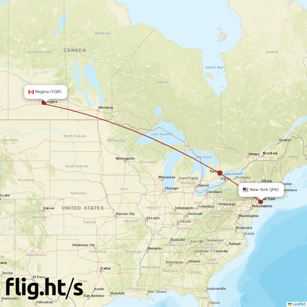 YQR-JFK